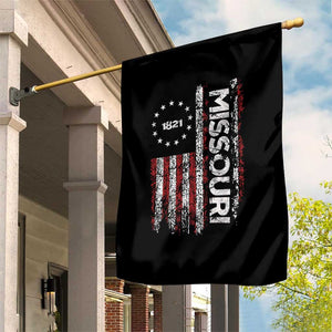 Missouri Missourian MO American Flag Established 1821 Garden Flag TS14 Print Your Wear