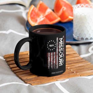 Missouri Missourian MO American Flag Established 1821 Coffee Mug TS14 Print Your Wear