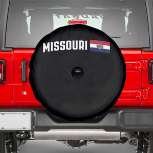 Missouri Missourian MO State Flag Spare Tire Cover TS14 Black Print Your Wear