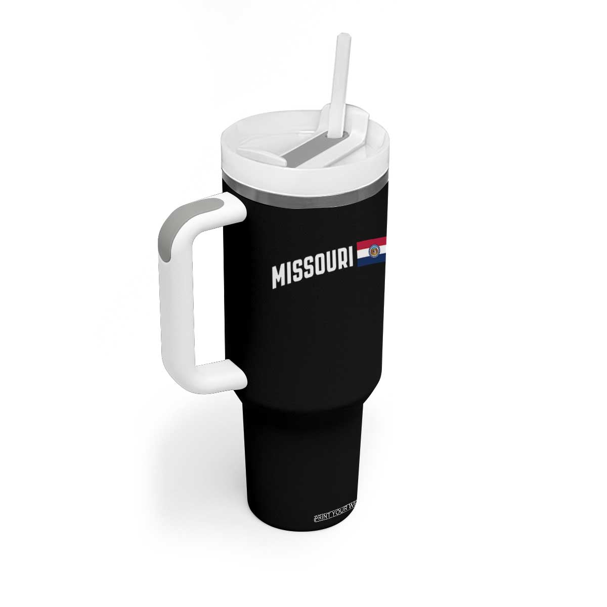 Missouri Missourian MO State Flag Tumbler With Handle TS14 Print Your Wear