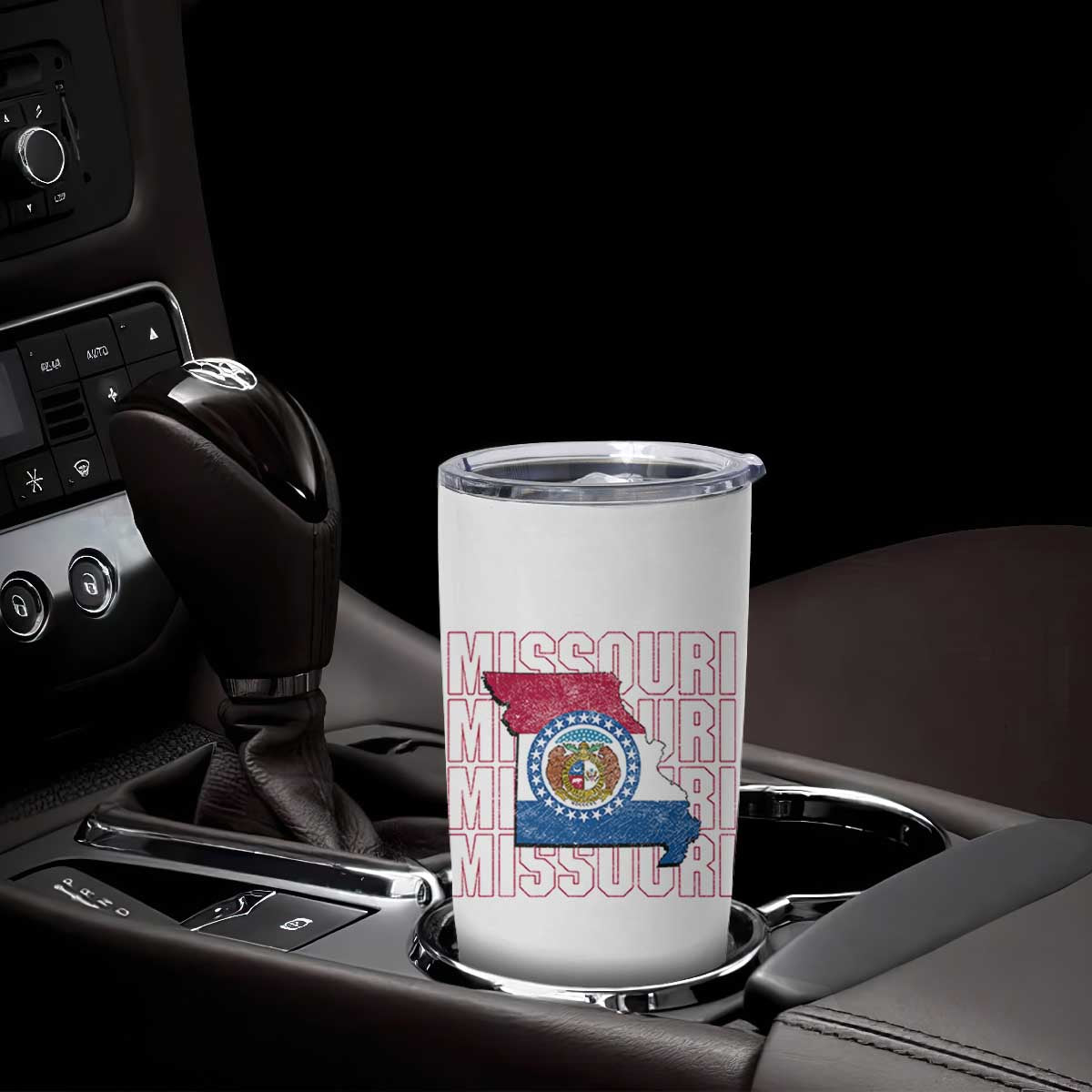 Missouri Flag Map State Distressed Tumbler Cup TS14 Print Your Wear