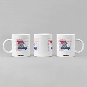 Missouri Flag Map State Distressed Coffee Mug TS14 Print Your Wear