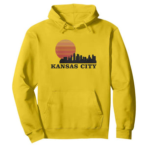 Kansas City Missouri Retro 80s Style Hoodie TS14 Daisy Print Your Wear