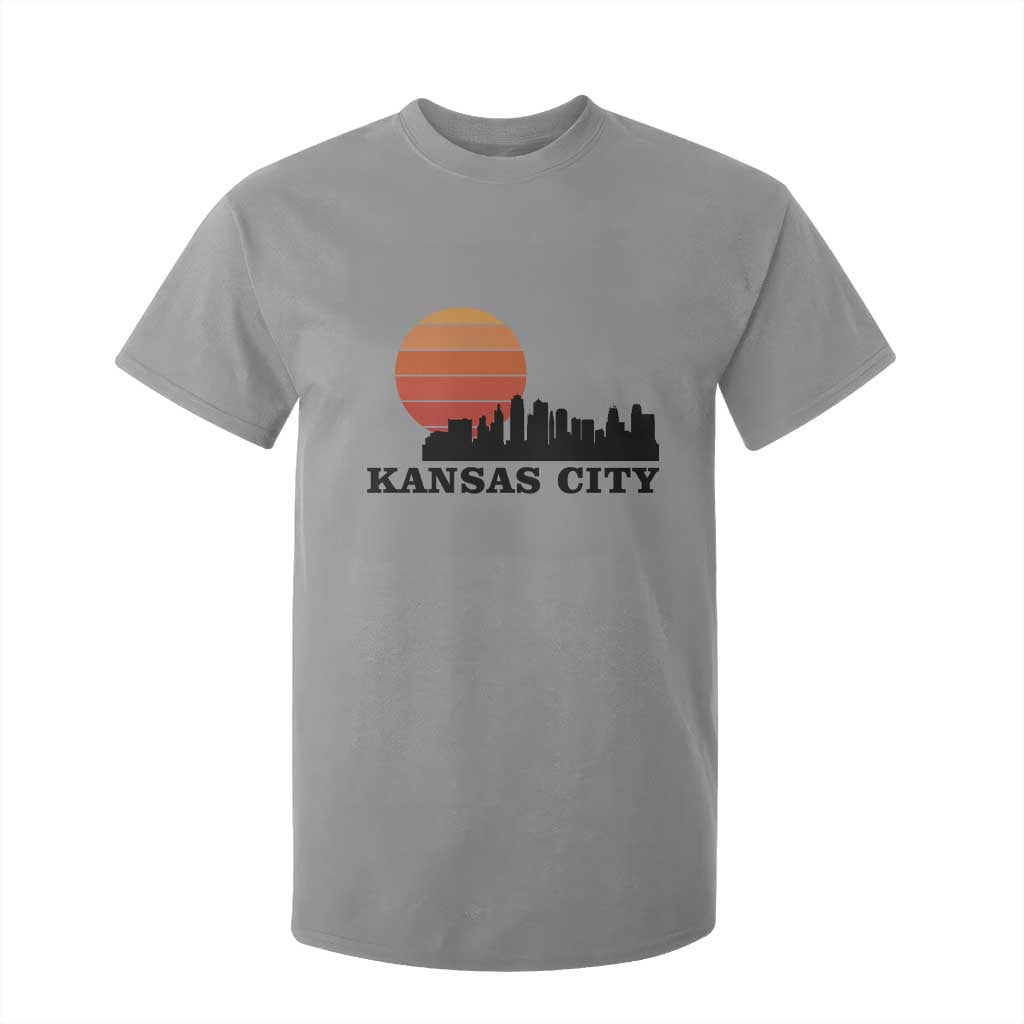 Kansas City Missouri Retro 80s Style T Shirt For Kid TS14 Sport Gray Print Your Wear