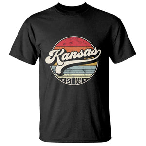 Kansas City Missouri Retro 80s Established 1861 T Shirt TS14 Black Print Your Wear