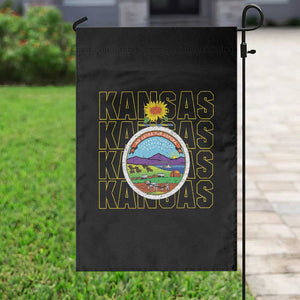 Retro Kansas Flag Vintage KS Souvenir Garden Flag TS14 Print Your Wear