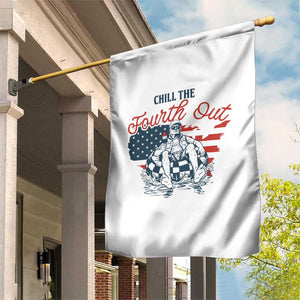Chill The Fourth Out Garden Flag Funny FDT 4th of July TS14 Print Your Wear