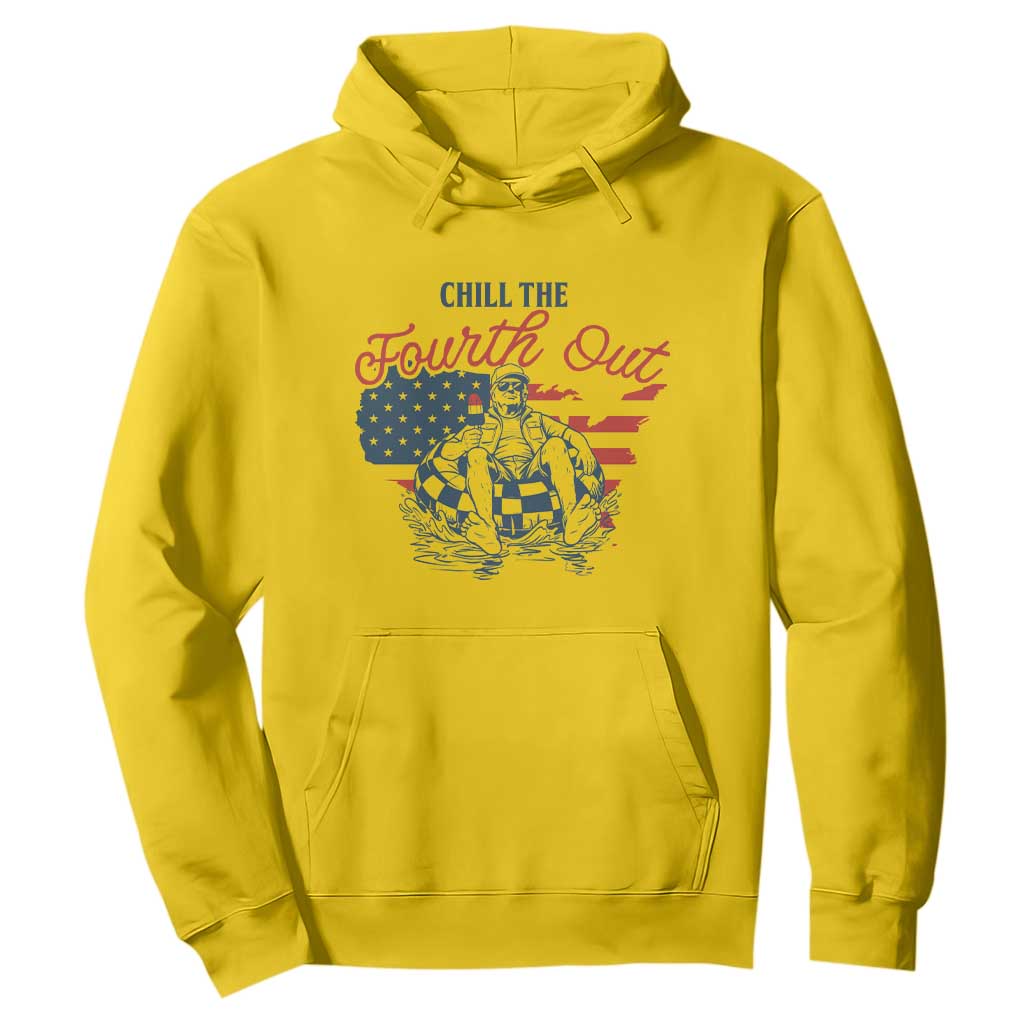 Chill The Fourth Out Hoodie Funny FDT 4th of July TS14 Daisy Print Your Wear