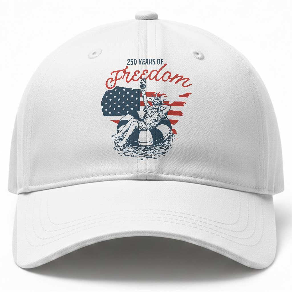 Chill The Fourth Out Baseball Cap Funny Statue of Liberty 4th of July TS14 Print Your Wear