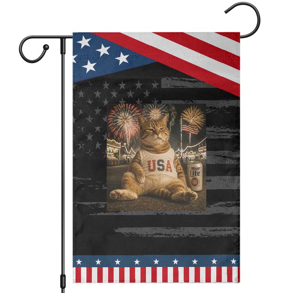 USA 250th Anniversary Statue of Liberty Patriotic Garden Flag The Summer USA Turned 250 TS14 Distressed Black Blue Print Your Wear