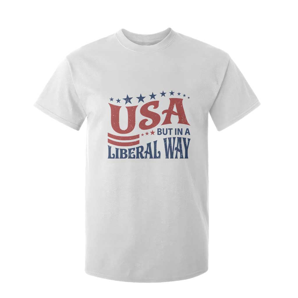 USA But In A Liberal Way 4th of July T Shirt For Kid Feminist Women's Rights TS14 White Print Your Wear