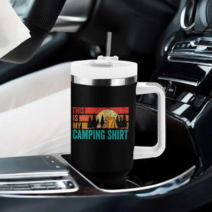 Funny Camper Tumbler With Handle This Is My Camping Shirt TS14 Print Your Wear