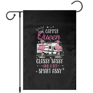 Funny Camping RV Garden Flag Camper Queen Classy Sassy And A Bit Smart Assy TS14 Black Print Your Wear