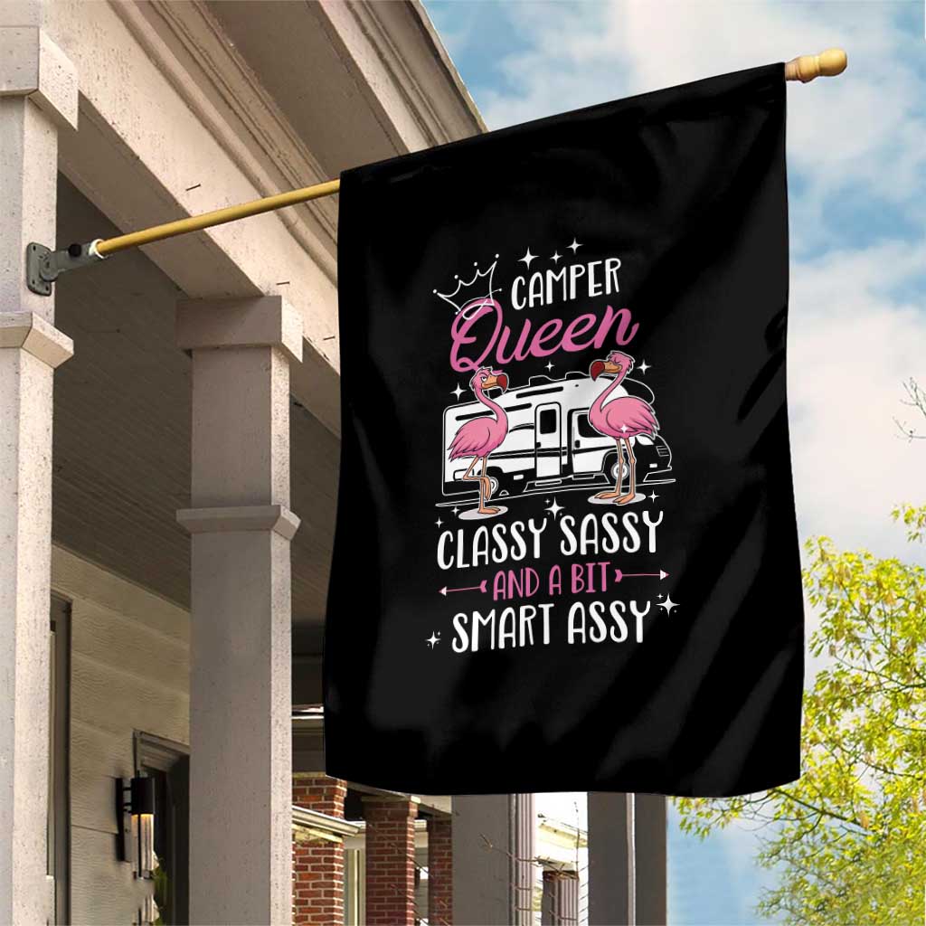Funny Camping RV Garden Flag Camper Queen Classy Sassy And A Bit Smart Assy TS14 Print Your Wear