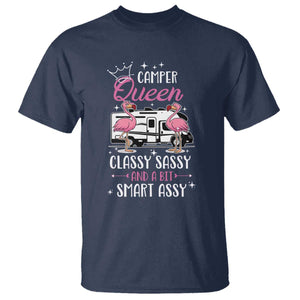 Funny Camping RV T Shirt Camper Queen Classy Sassy And A Bit Smart Assy TS14 Navy Print Your Wear