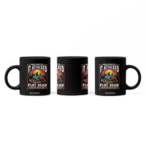 Funny Camping Hiking Sarcastic Coffee Mug Bear Attack Tip TS14 Print Your Wear