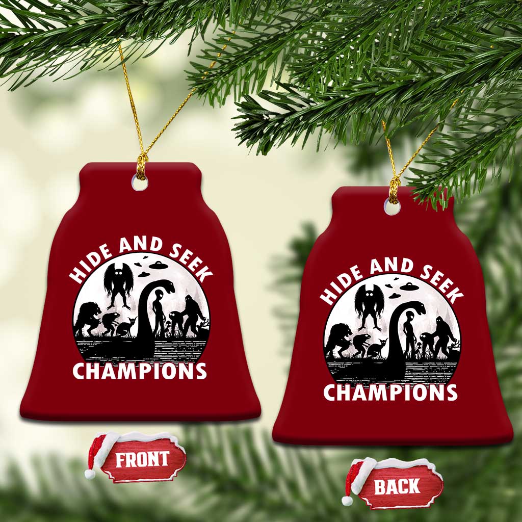 Hide And Seek Champions Ceramic Ornament Funny Cryptid Cryptozoology TS14 Print Your Wear