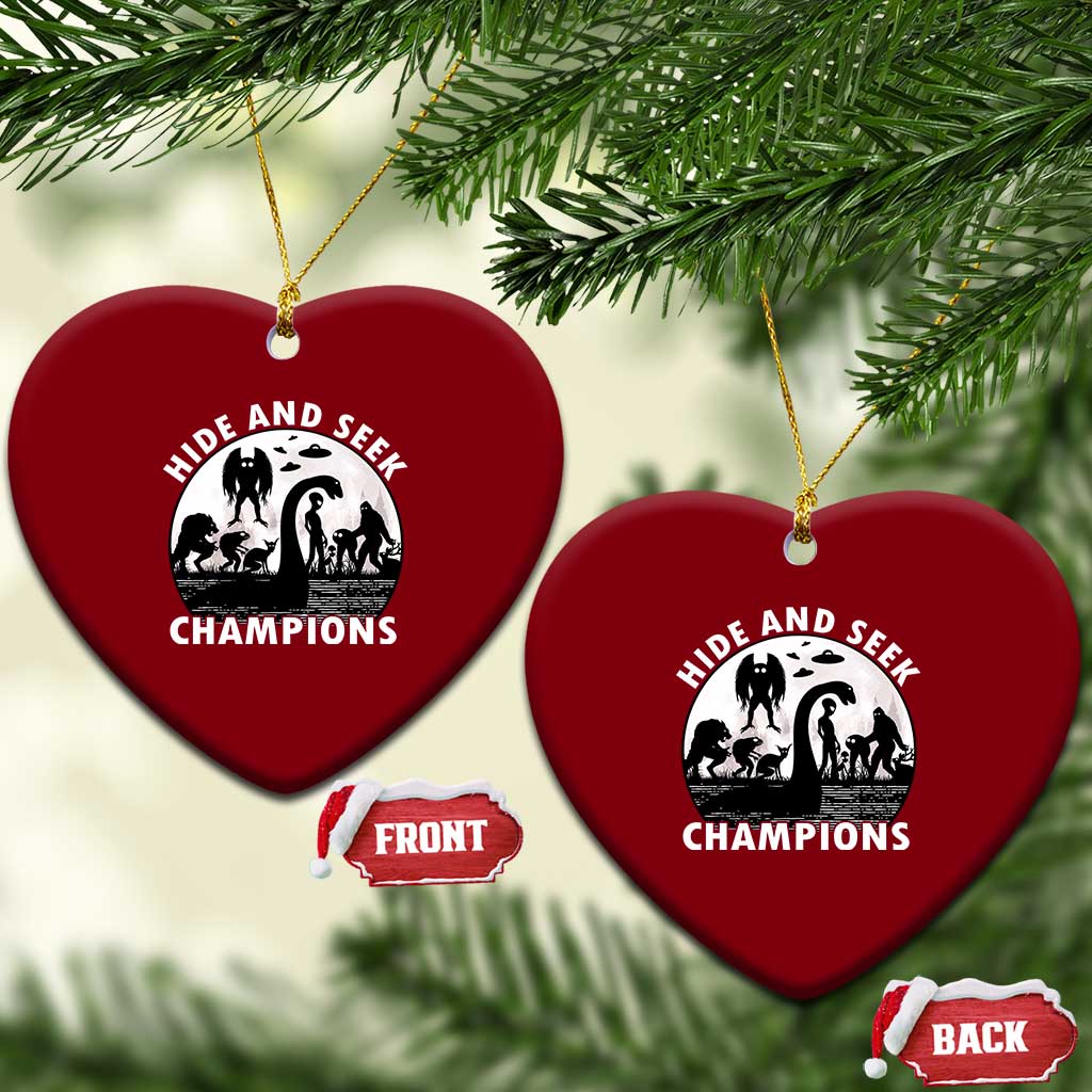Hide And Seek Champions Ceramic Ornament Funny Cryptid Cryptozoology TS14 Print Your Wear