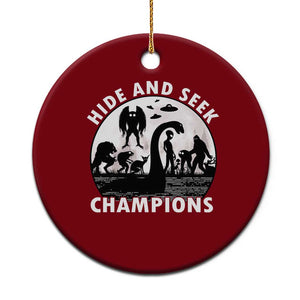 Hide And Seek Champions Ceramic Ornament Funny Cryptid Cryptozoology TS14 1pc Red Print Your Wear