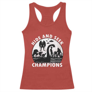 Hide And Seek Champions Racerback Tank Top Funny Cryptid Cryptozoology TS14 Red Print Your Wear