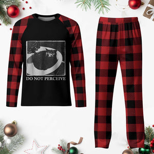 Do Not Perceive Me Funny Meme Cat Lover Plaid Pajama Set Funny Cat Sarcstic Meme TS14 Buffalo Plaid Print Your Wear