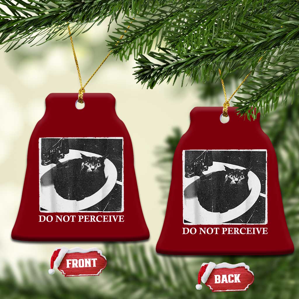 Do Not Perceive Me Funny Meme Cat Lover Ceramic Ornament Funny Cat Sarcstic Meme TS14 Print Your Wear
