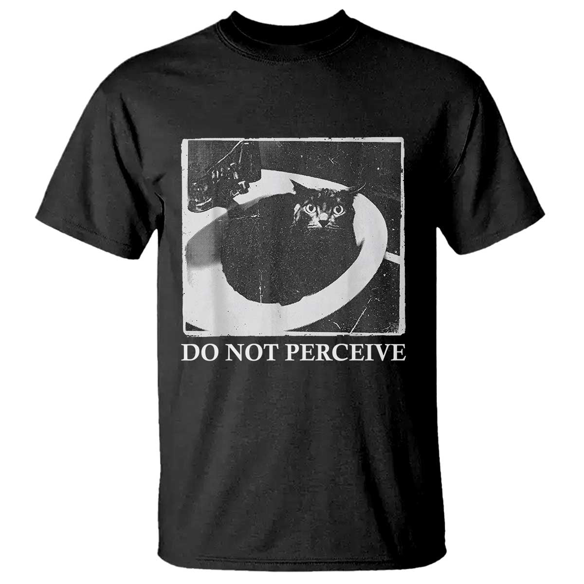 Do Not Perceive Me Funny Meme Cat Lover T Shirt Funny Cat Sarcstic Meme TS14 Black Print Your Wear