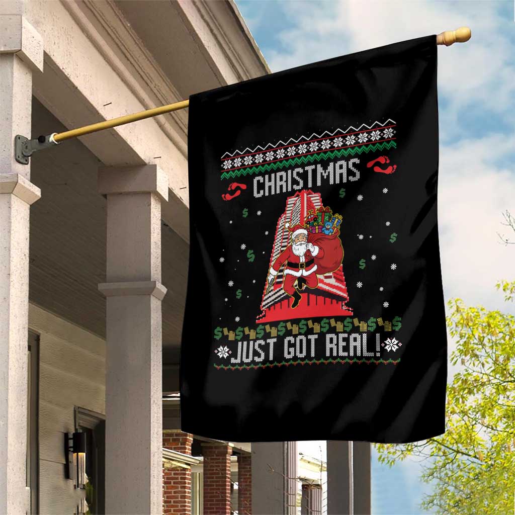 Nakatomi Plaza Christmas Garden Flag Just Got Real TS14 Print Your Wear