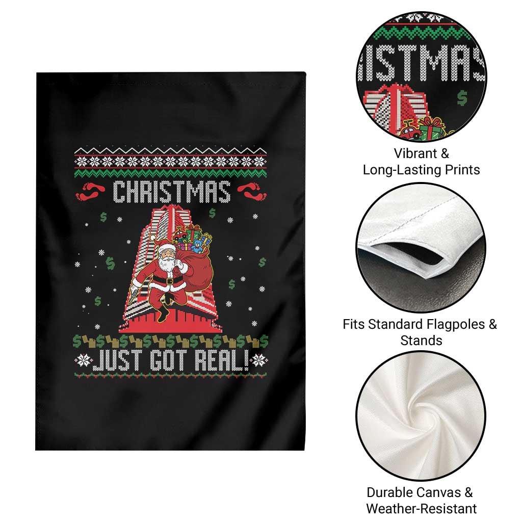 Nakatomi Plaza Christmas Garden Flag Just Got Real TS14 Print Your Wear