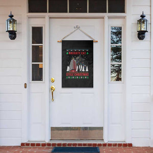 Nakatomi Plaza Christmas Garden Flag Funny Naughty Santa Cat Humor TS14 Print Your Wear