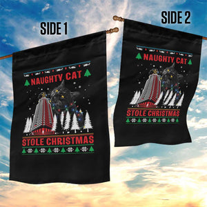 Nakatomi Plaza Christmas Garden Flag Funny Naughty Santa Cat Humor TS14 Print Your Wear