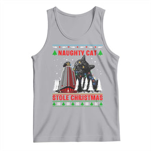 Nakatomi Plaza Christmas Tank Top Funny Naughty Santa Cat Humor TS14 Athletic Heather Print Your Wear