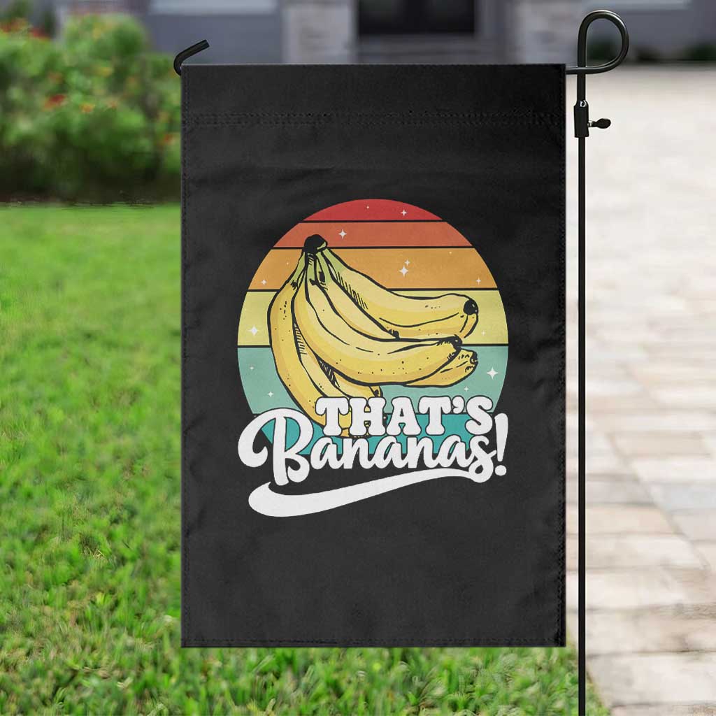 That's Bananas Garden Flag Funny Banana Lover Saying TS14 Print Your Wear