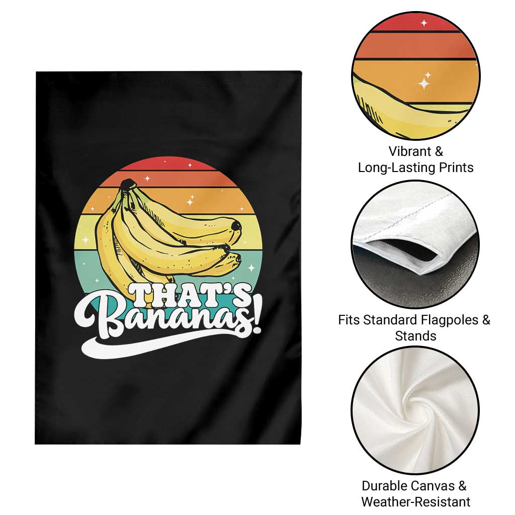 That's Bananas Garden Flag Funny Banana Lover Saying TS14 Print Your Wear