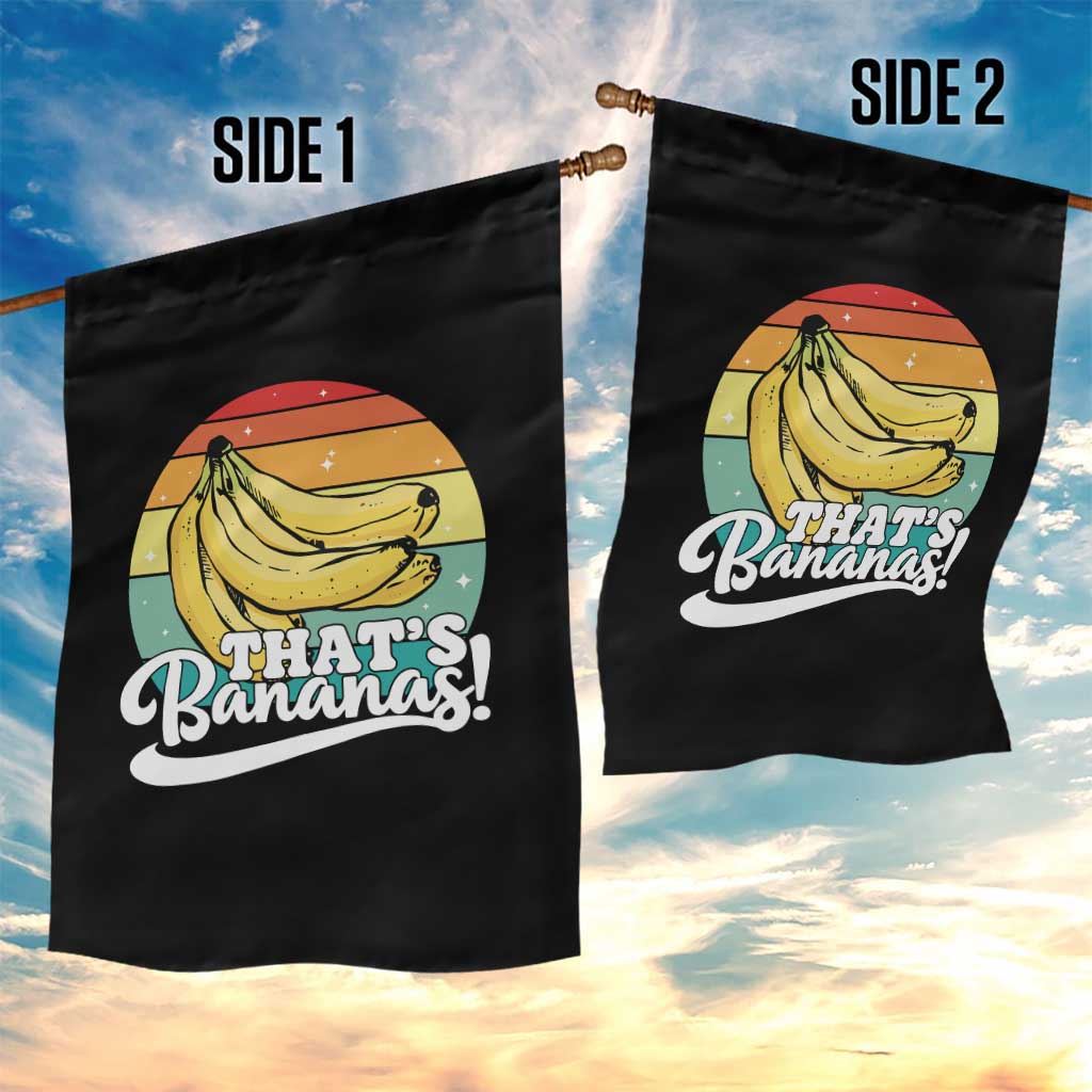 That's Bananas Garden Flag Funny Banana Lover Saying TS14 Print Your Wear