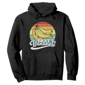 That's Bananas Hoodie Funny Banana Lover Saying TS14 Black Print Your Wear