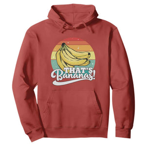 That's Bananas Hoodie Funny Banana Lover Saying TS14 Red Print Your Wear