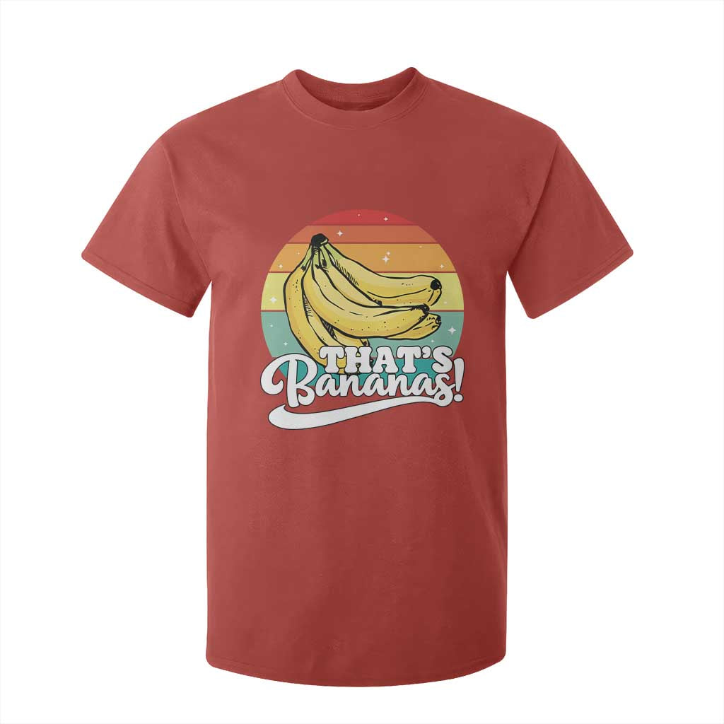 That's Bananas T Shirt For Kid Funny Banana Lover Saying TS14 Red Print Your Wear
