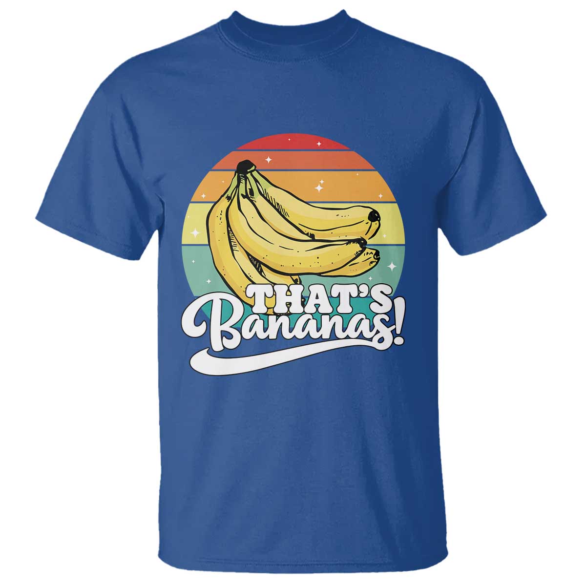 That's Bananas T Shirt Funny Banana Lover Saying TS14 Royal Blue Print Your Wear