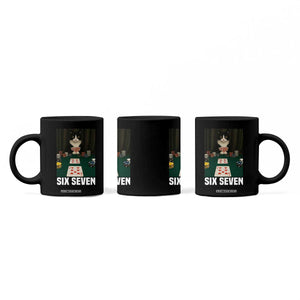 67 Poker Cat Coffee Mug Funny Six Seven Meme TS14 Print Your Wear