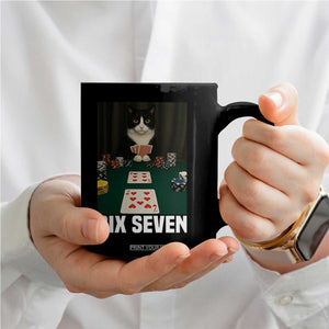 67 Poker Cat Coffee Mug Funny Six Seven Meme TS14 Print Your Wear
