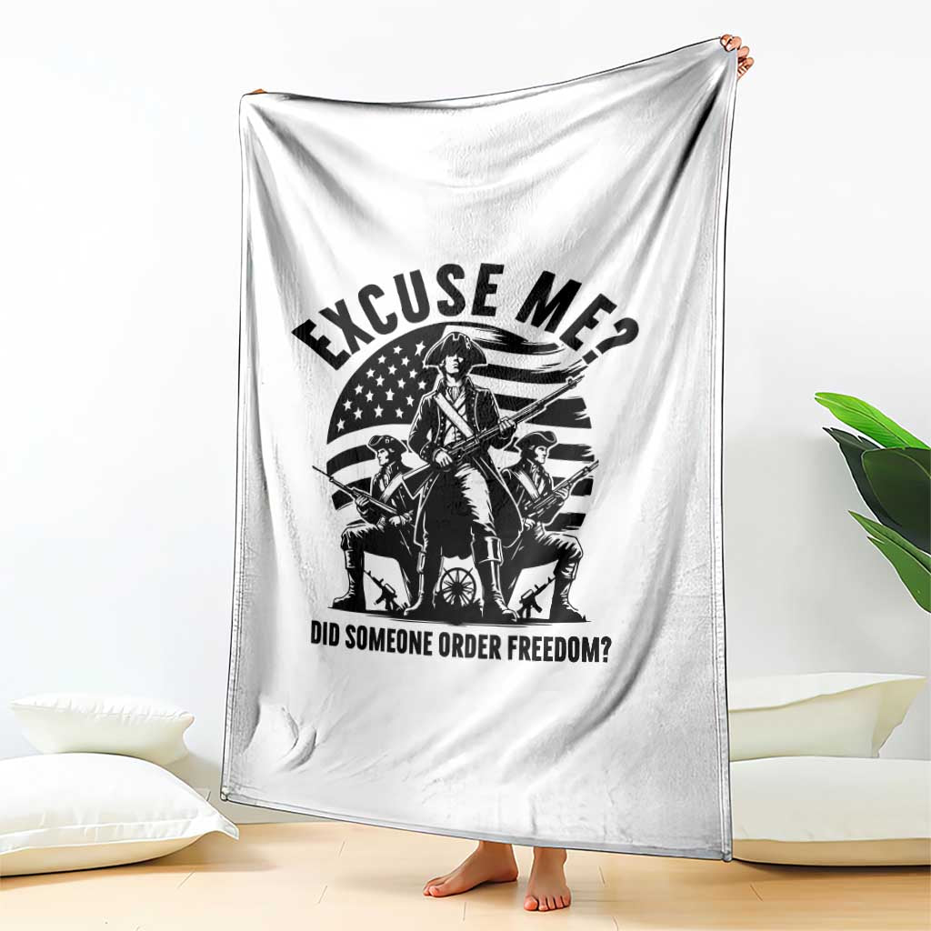 Freedom Resist Protest Civil Rights Throw Blanket Excuse Me Did Someone Order Freedom TS14 Print Your Wear