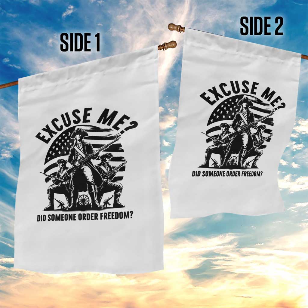 Freedom Resist Protest Civil Rights Garden Flag Excuse Me Did Someone Order Freedom TS14 Print Your Wear