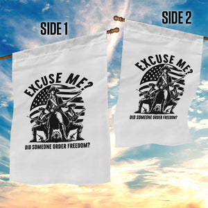 Freedom Resist Protest Civil Rights Garden Flag Excuse Me Did Someone Order Freedom TS14 Print Your Wear