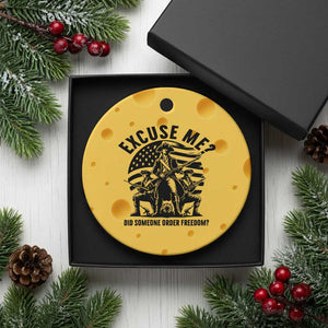 Freedom Resist Protest Civil Rights Ceramic Ornament Excuse Me Did Someone Order Freedom TS14 1pc Yellow Cheese Print Your Wear