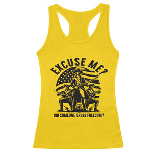 Freedom Resist Protest Civil Rights Racerback Tank Top Excuse Me Did Someone Order Freedom TS14 Daisy Print Your Wear