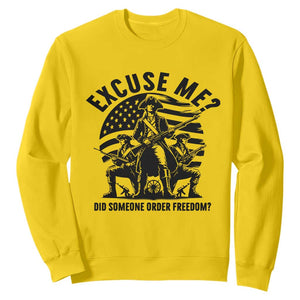 Freedom Resist Protest Civil Rights Sweatshirt Excuse Me Did Someone Order Freedom TS14 Daisy Print Your Wear
