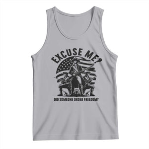Freedom Resist Protest Civil Rights Tank Top Excuse Me Did Someone Order Freedom TS14 Athletic Heather Print Your Wear