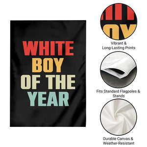 White Boy Of The Year Garden Flag Funny Statement TS14 Print Your Wear