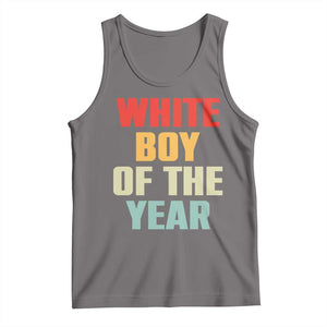 White Boy Of The Year Tank Top Funny Statement TS14 Deep Heather Print Your Wear